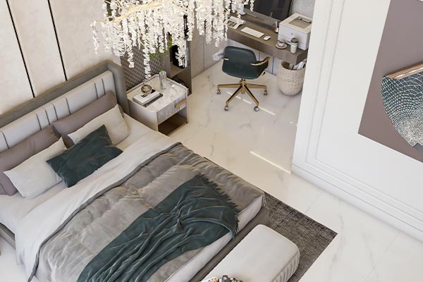 Contemporary bedroom