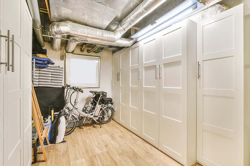 Organized garage storage