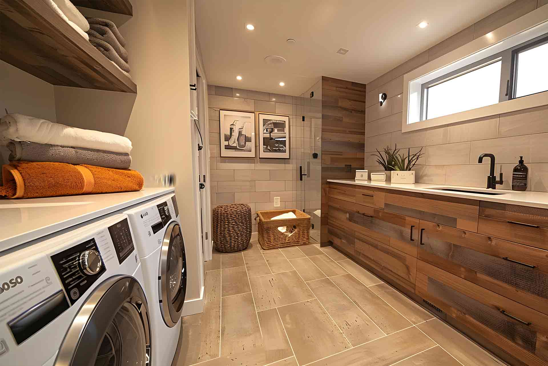 Modern laundry room