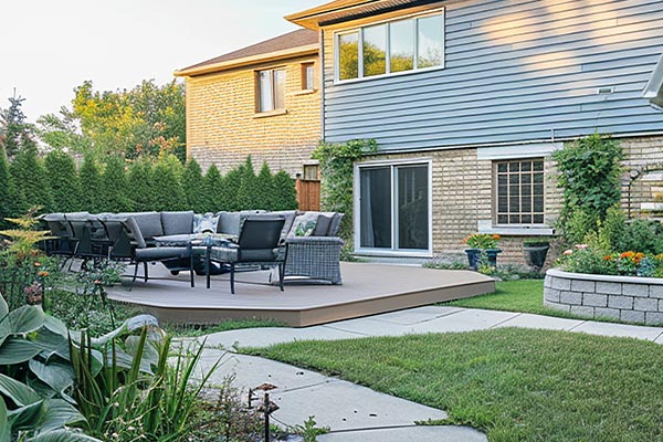 After outdoor renovation