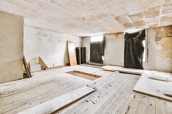 Before TV unit installation