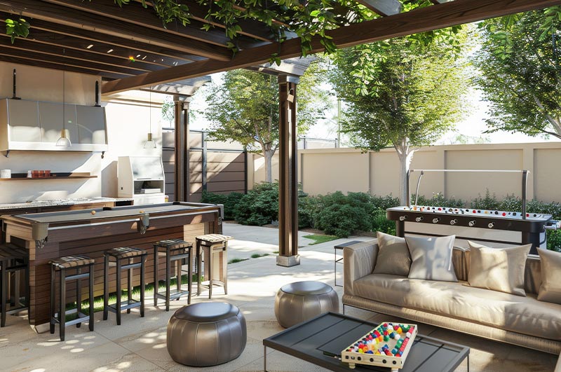 Outdoor alfresco area